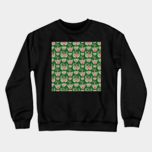 Australian Christmas - Flowers and Candy Canes Crewneck Sweatshirt